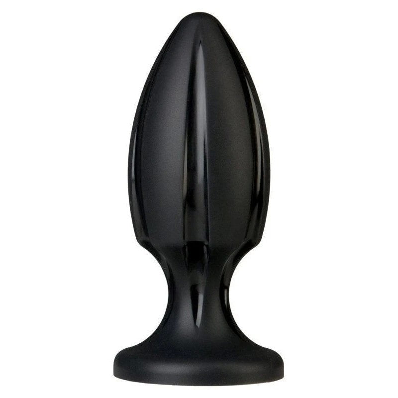 Doc Johnson Platinum The Rocket Silicone Anal Plug Black Butt Plugs