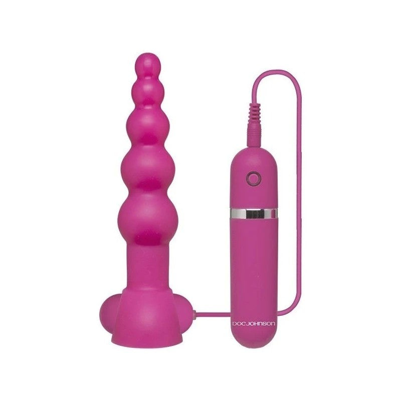 Doc Johnson Platinum The Passion Vibrating Anal Plug Pink Anal Vibrators