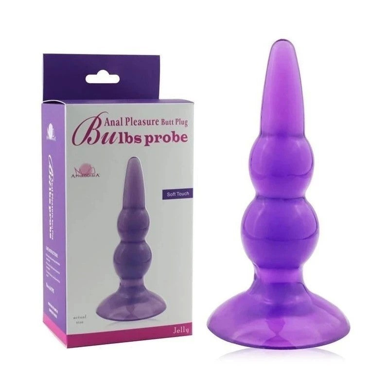 Aphrodisia Bulbed Anal Probe Butt Plugs