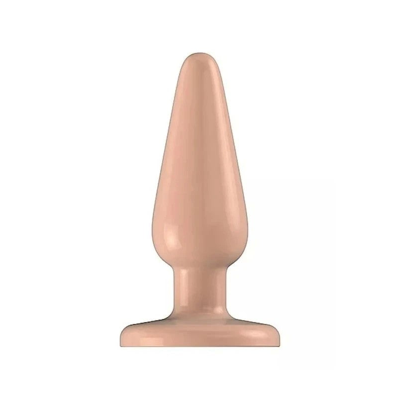 Bottom Line Rubber Butt Plug Flesh Model 1 Butt Plugs