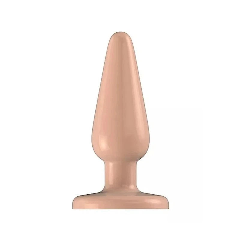 Bottom Line Rubber Butt Plug Flesh Model 1 Butt Plugs