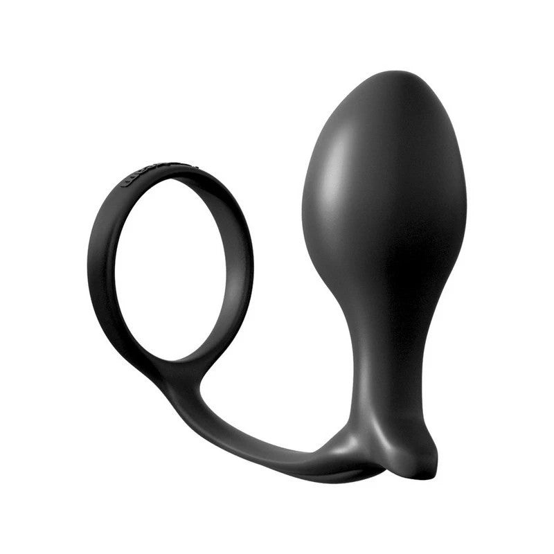 Anal Fantasy Ass Gasm Cock Ring With Advanced Butt Plug Ball and Cock Toys