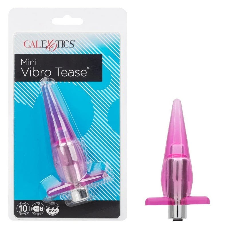 California Exotics Mini Vibro Tease Anal Vibrator Butt Plugs