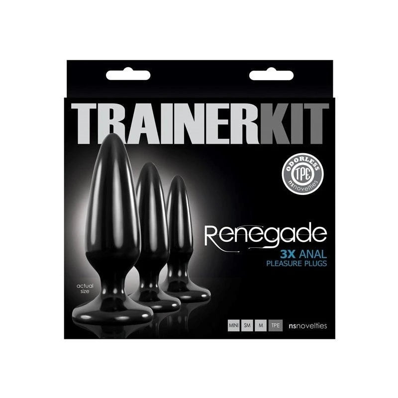Renegade Booty Bliss - 3-Piece Pleasure Plug Trainer Set Butt Plugs