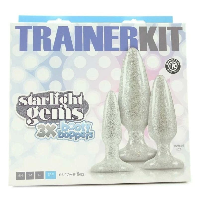 NS Novelties Booty Boppers Graduated Plug Trainer Set Butt Plugs
