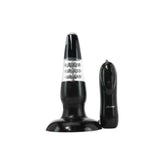 Ram Up and Down Anal Satisfier Black Butt Plugs