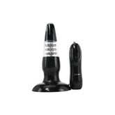 Ram Up and Down Anal Satisfier Black Butt Plugs