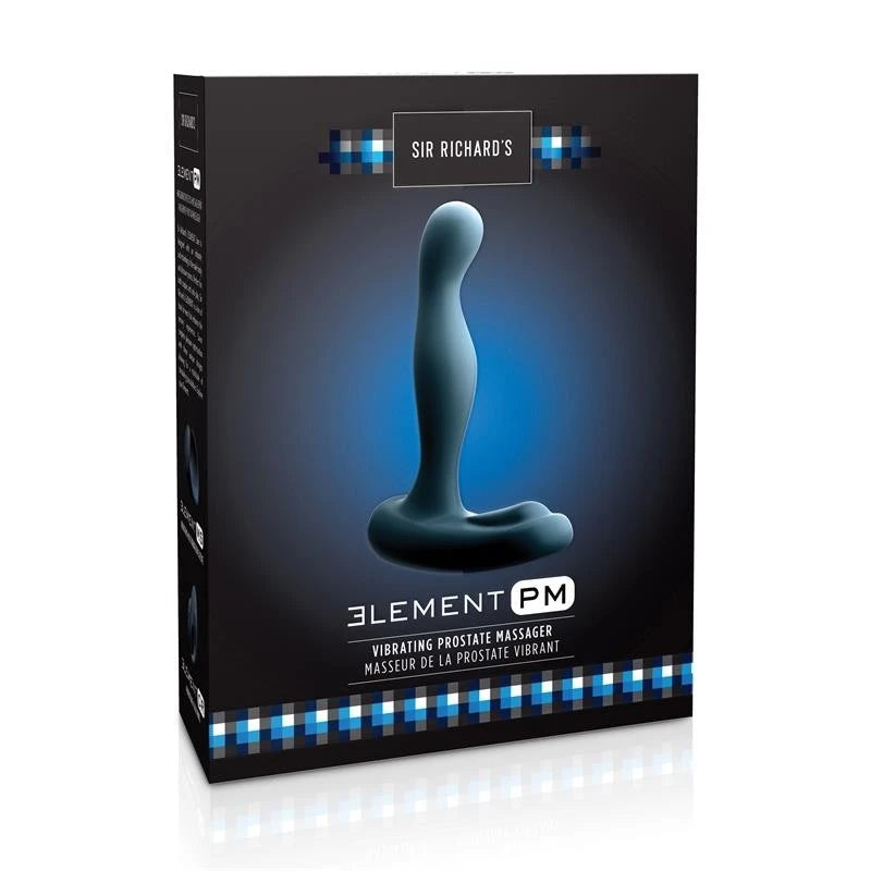 Pipedream Sir Richards Elements Prostate Massager Slate Prostate Toys