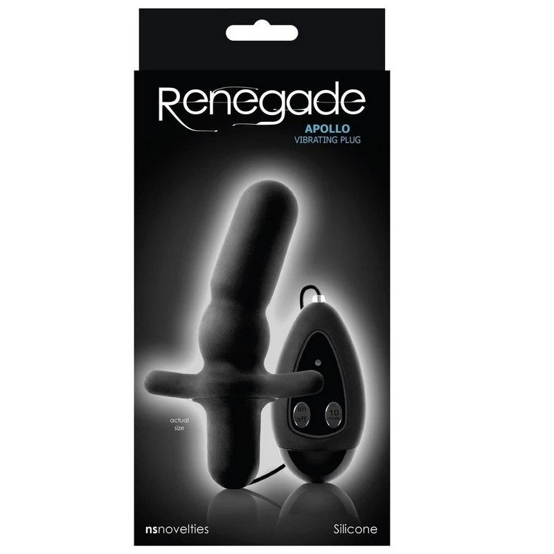 Renegade Apollo Vibrating Plug Black Anal Vibrators