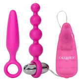 Booty Call Fun and Pleasurable Vibro Kit Pink Anal Vibrators
