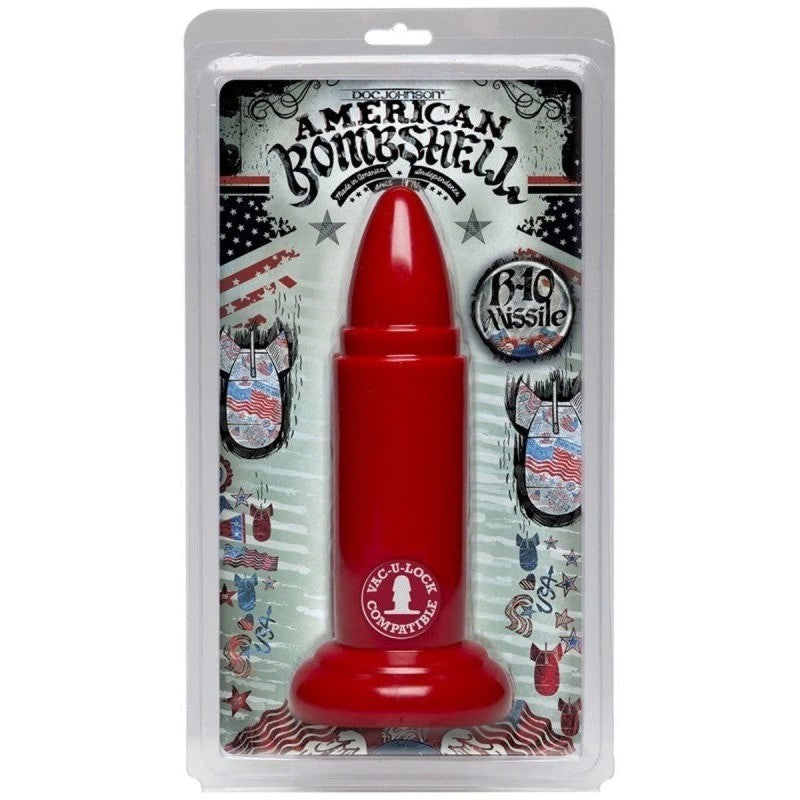 American Bombshell Missile B-10 Cherry Bomb Butt Plug Butt Plugs