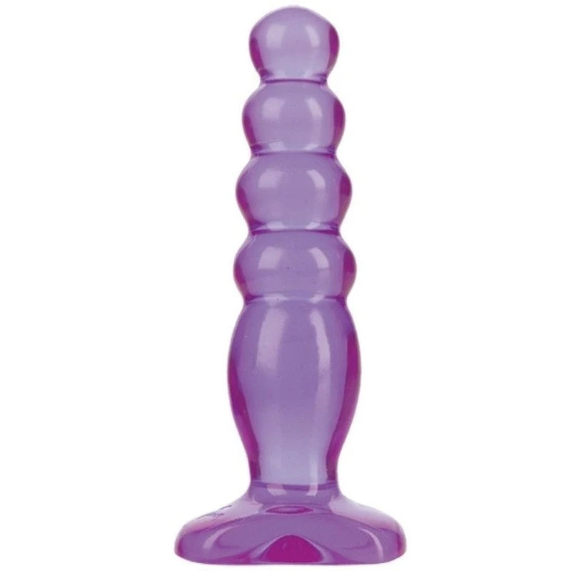 Crystal Jellies Anal Delight Purple Butt Plugs