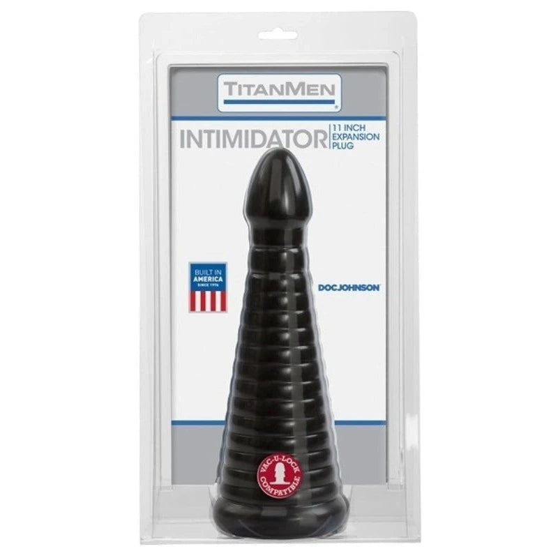 TitanMen Tools Intimidator - Graduated Ribbed Silicone Dildo Anal Dildos