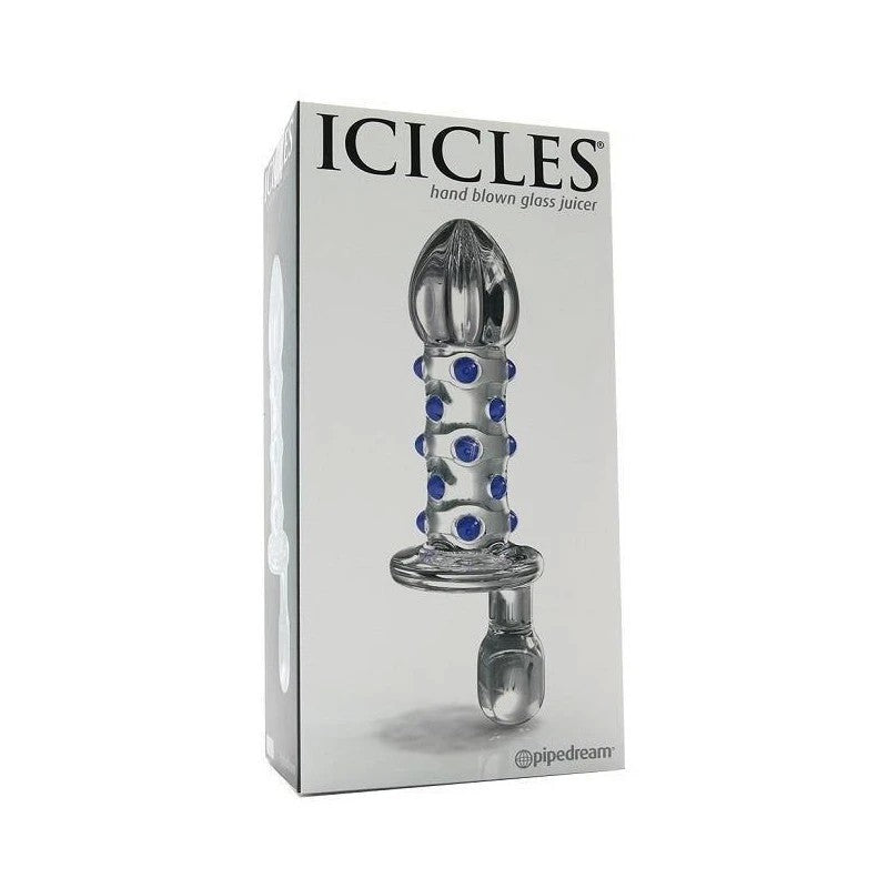 Pipedream Icicles No 80 Luxury Glass Butt Plug Anal Dildos