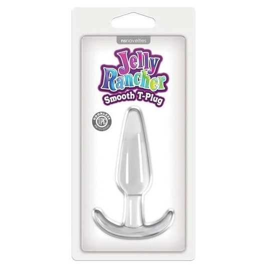 Jelly Rancher T Plug Smooth Clear {% if variant != 'Default Title' and variant != blank %} {% endif %} Butt Plugs