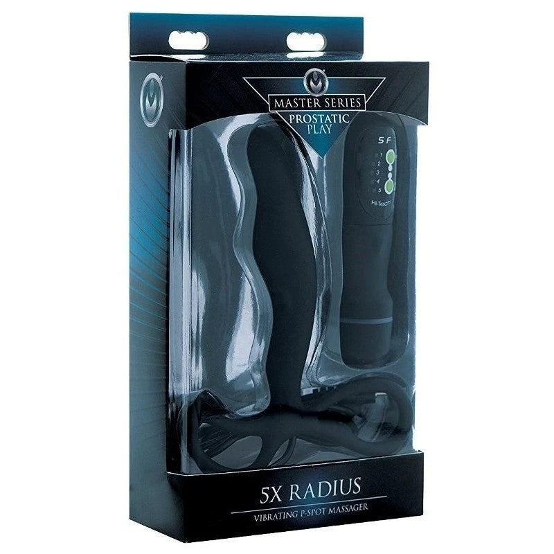 5X Radius Vibrating Silicone Prostate Massager Prostate Toys