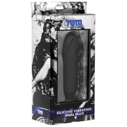 Tom of Finland Silicone Vibrating Anal Plug - Anal Vibrators