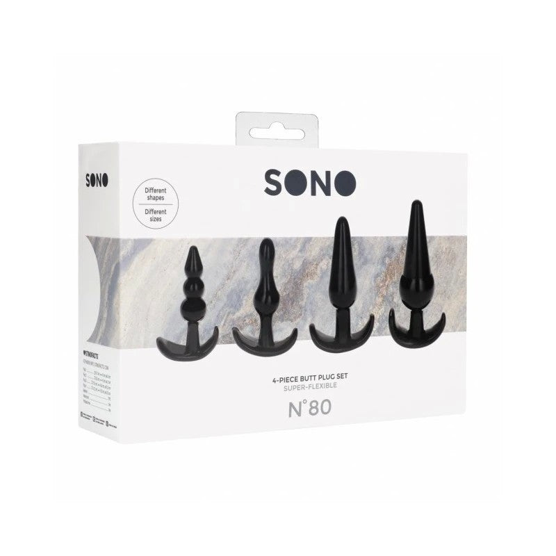 SONO No. 29 Butt Plug Black Butt Plugs