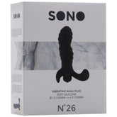 SONO No. 26 Vibrating Anal Plug Black Anal Vibrators