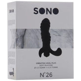 SONO No. 26 Vibrating Anal Plug Black Anal Vibrators