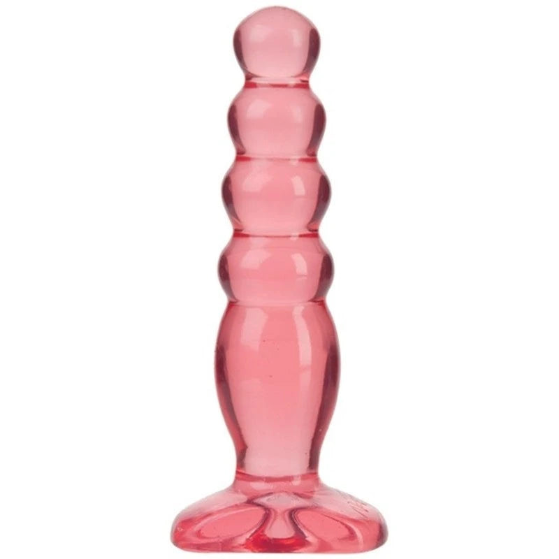 Crystal Jellies 5 inch Anal Delight Pink Butt Plugs