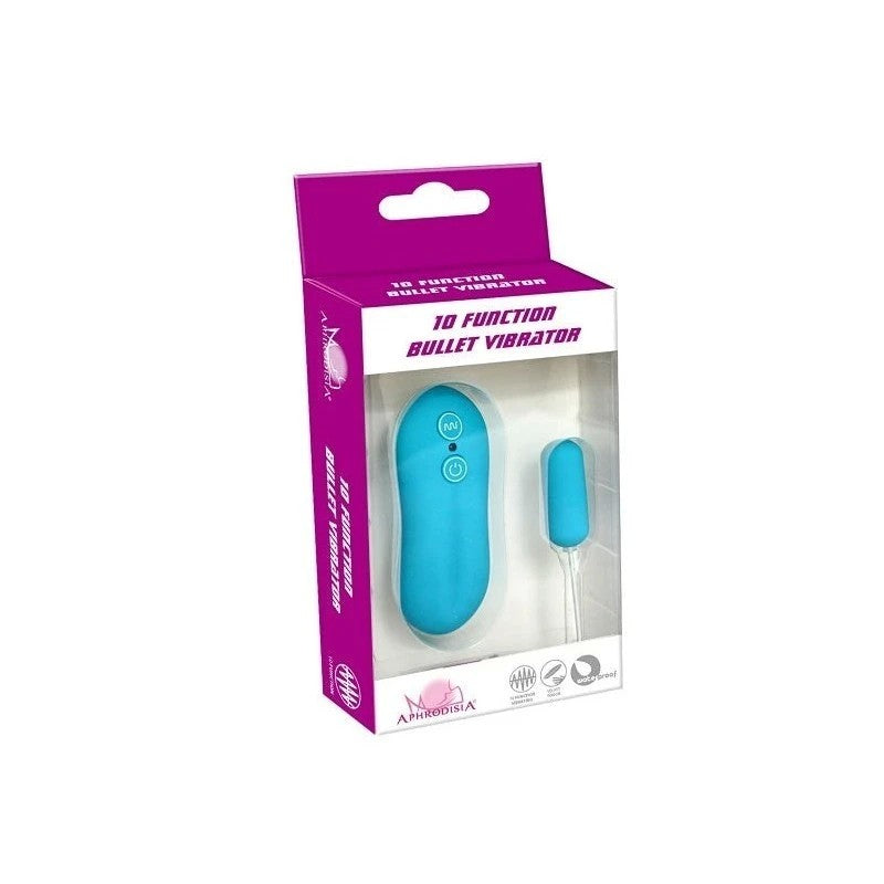 Aphrodisia 10 Function Vibrating Bullet Anal Dildos