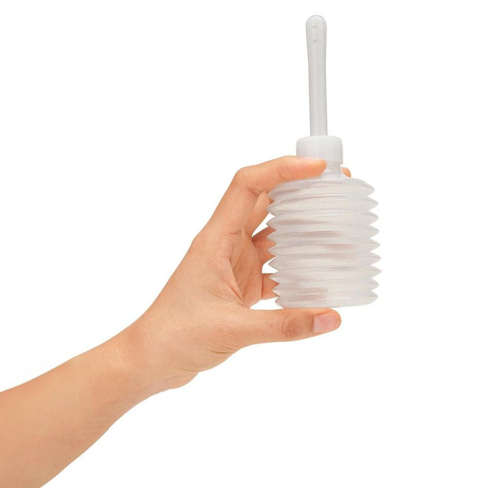 Xgen Products AquaClean Silicone 1 Way Valve Douche Set with Butt Plug Nozzle Enemas and Douches