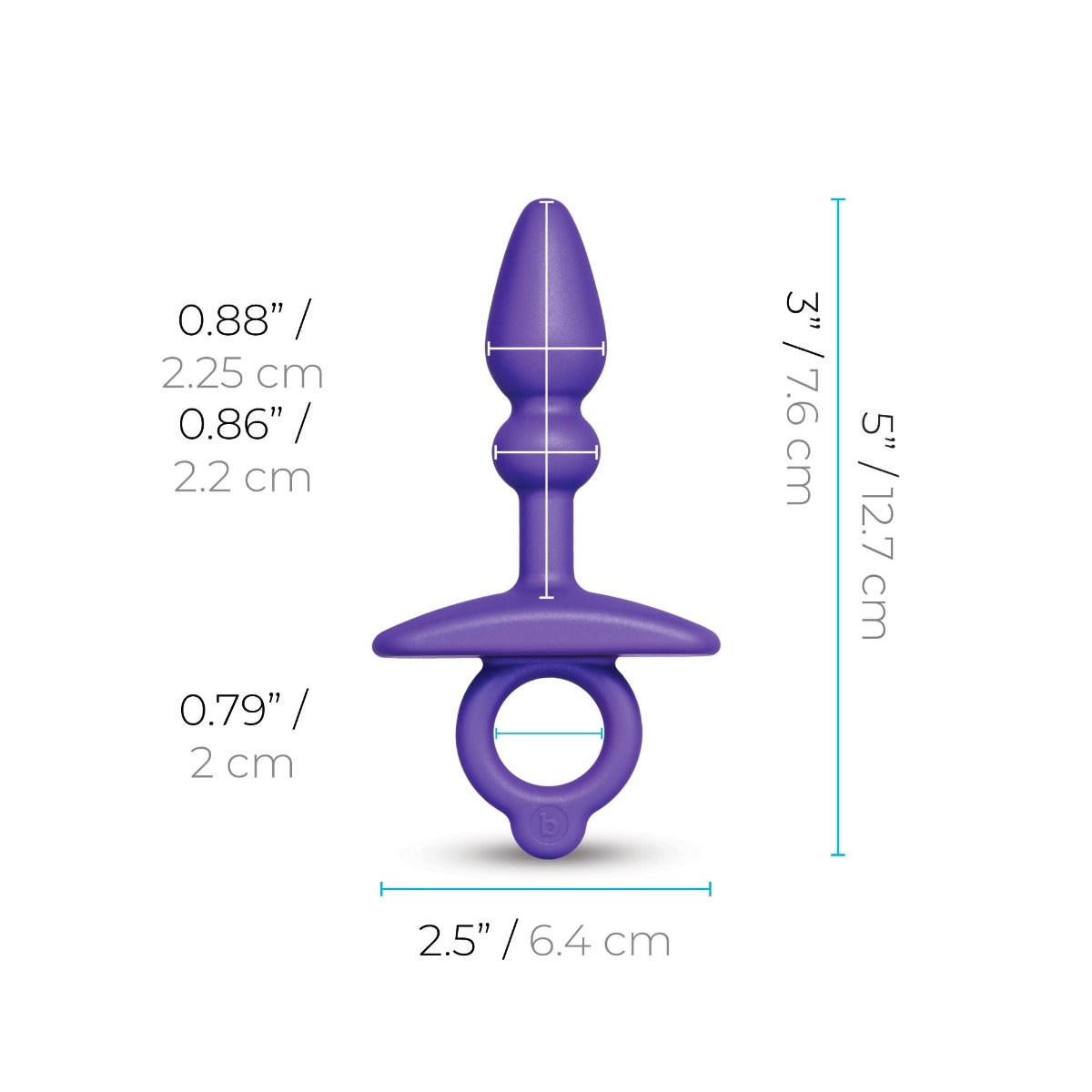 B-Vibe Butties Dart Silicone Anal Plug Butt Plugs