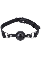 Doc Johnson BDM Play Began Leather Ball Gag In A Bag Bondage Gags and Bits
