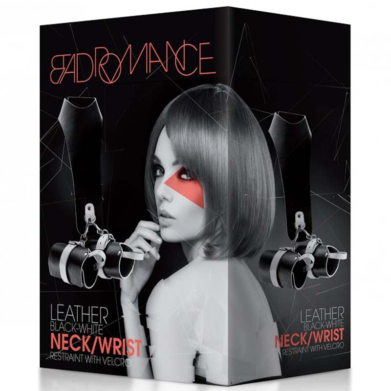 Bad Romance Leather Neck & Wrist Restraint Cuffs and Restraints