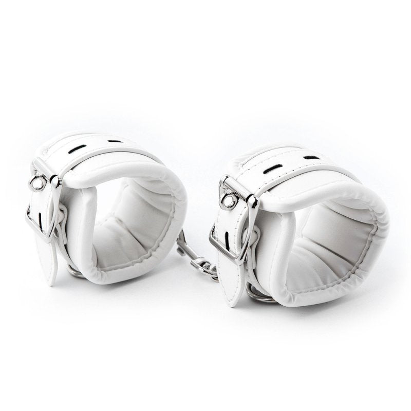 BANNED Soft Leather Elastic Sponge Cuffs Cuffs and Restraints