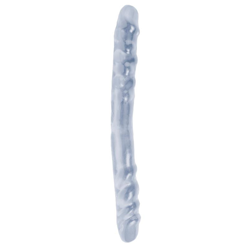 Pipedream Basix Realistic Double Dong 16 inch Clear Realistic Dildos