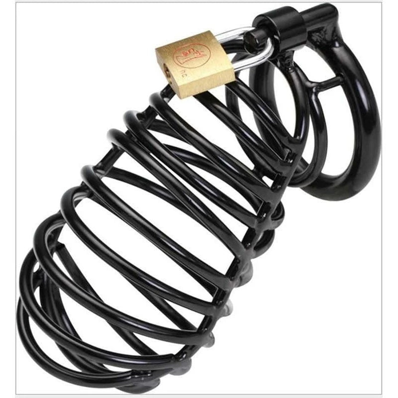 BDStyle Bad Black Male Chastity Accessory - Dominate, Submit, Desire Male Chastity