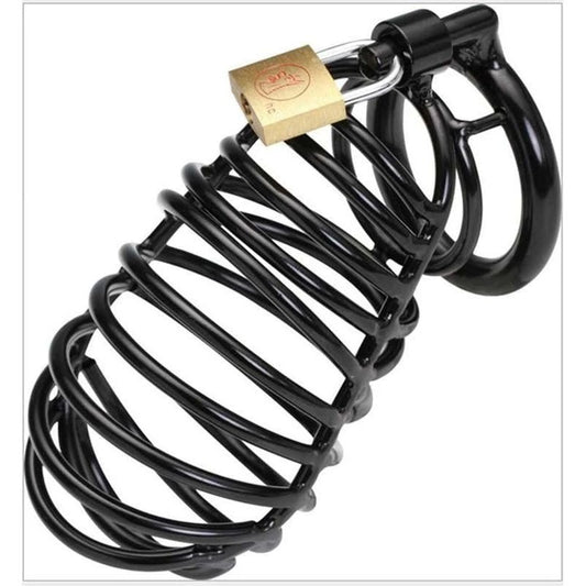 BDStyle Bad Black Male Chastity Accessory - Dominate, Submit, Desire - Male Chastity
