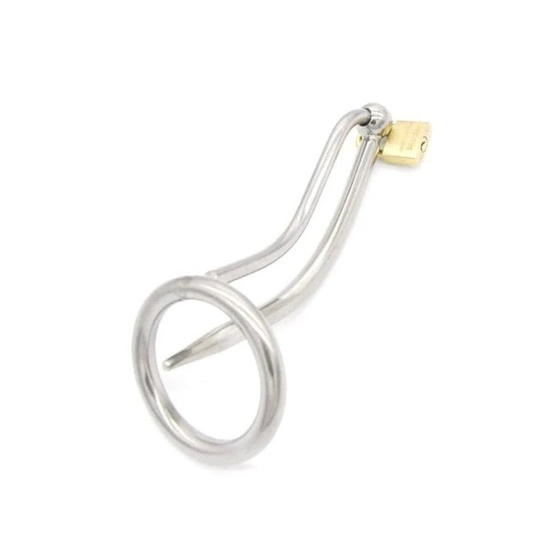 Double Time Cock Plug Chastity Device Male Chastity