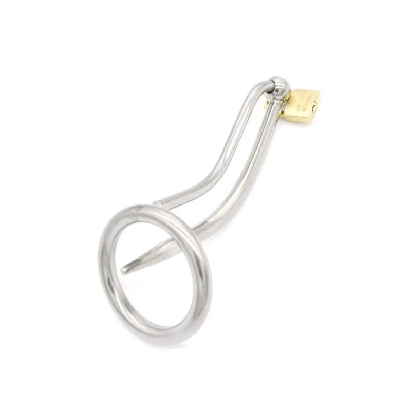 Double Time Cock Plug Chastity Device Male Chastity