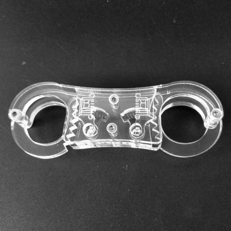Acrylic BDSM Finger Cuffs - Ratchet Clasp for Customized Fit Cuffs and Restraints