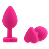 BDStyle Heart-Shaped Silicone Anal Plug - Beginner-Friendly Excitement Butt Plugs