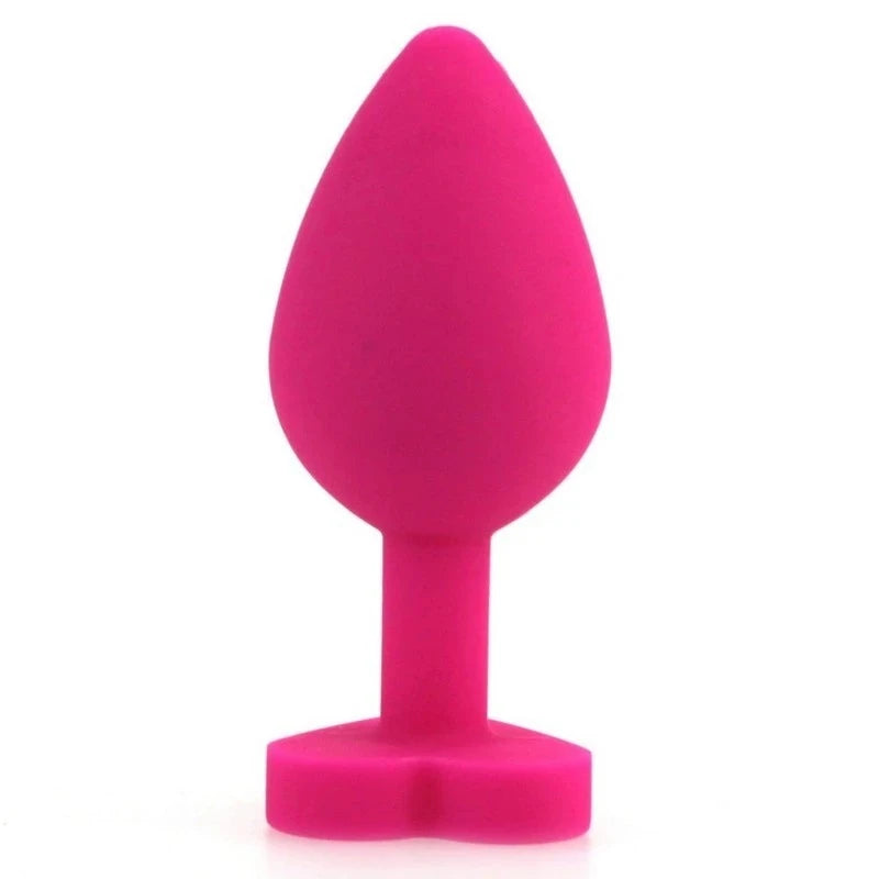 BDStyle Heart-Shaped Silicone Anal Plug - Beginner-Friendly Excitement Butt Plugs