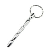 Cyber Bites Steel Penis Plug With Glans Ring Penis Plugs