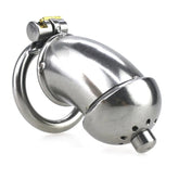 Built-in Lock Chastity Cage With Penis Plug Male Chastity