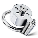 Canned Cock Cage With Penis Plug Male Chastity