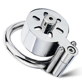 Canned Cock Cage With Penis Plug Male Chastity