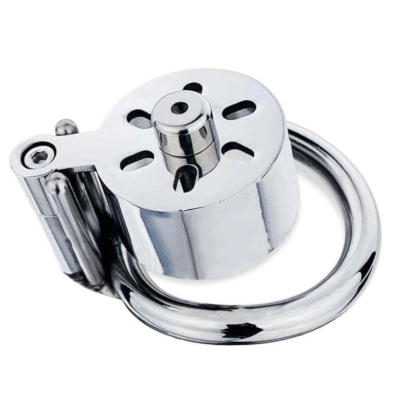 Canned Cock Cage With Penis Plug Male Chastity