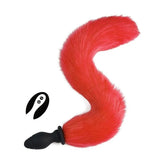 Long Red Tail Silicone Butt Plug Butt Plugs