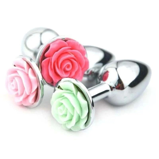 Flower Steel Butt Plug Large - Butt Plugs
