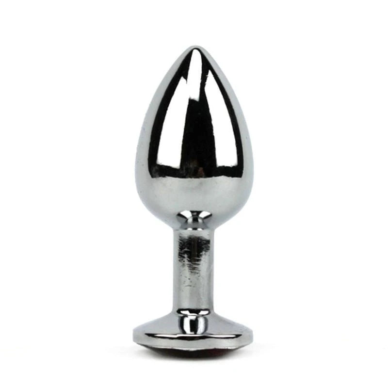 Jewel Encrusted Stainless Butt Plug Large Butt Plugs