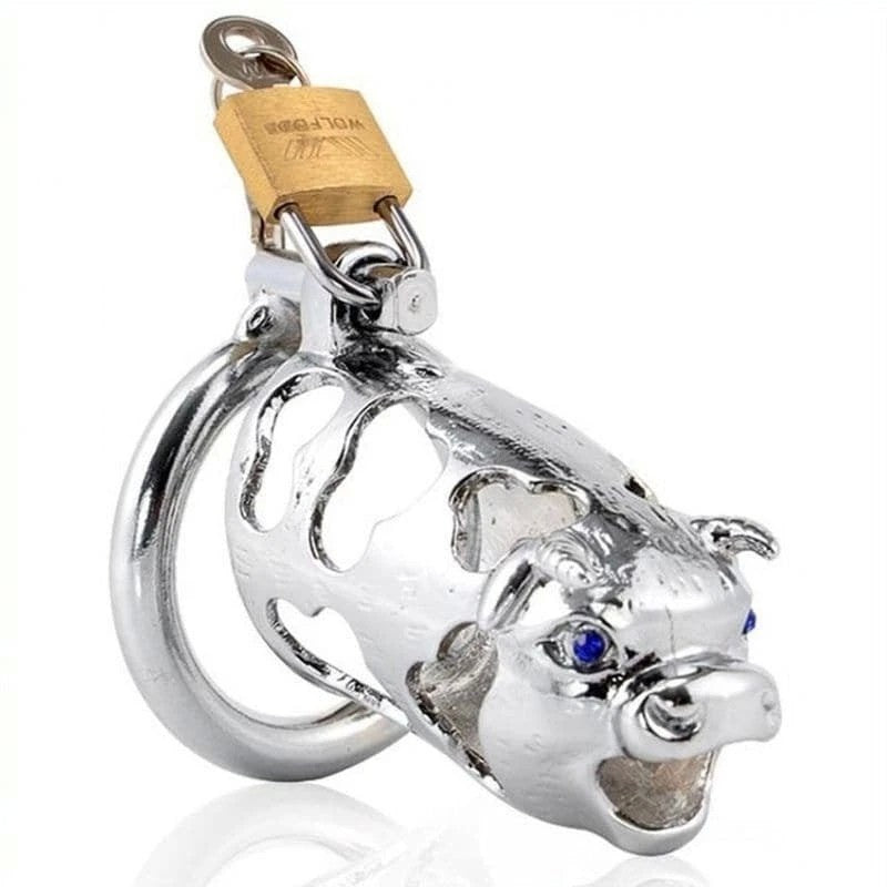 Chinese Zodiac Cock Cage - Ox Male Chastity