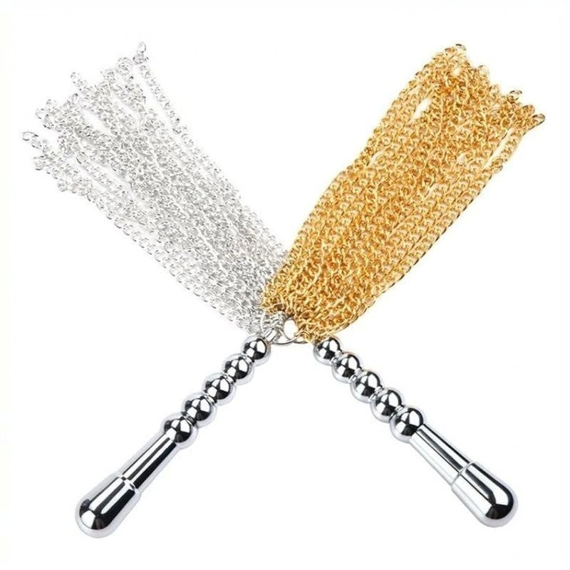 Metal Tassled Dildo Whip Whips And Crops