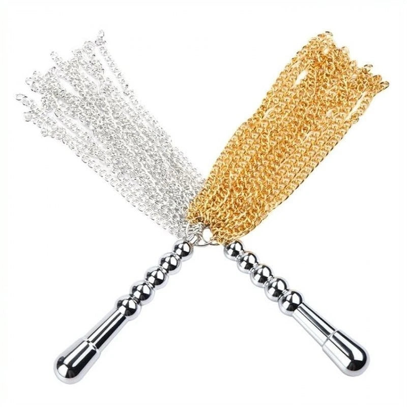 Metal Tassled Dildo Whip Whips And Crops